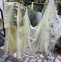 Maheshwari Cotton Saree with Chikankari