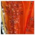 Ombre dyed Manipuri Kota Silk Saree With Chikankari and Zardozi